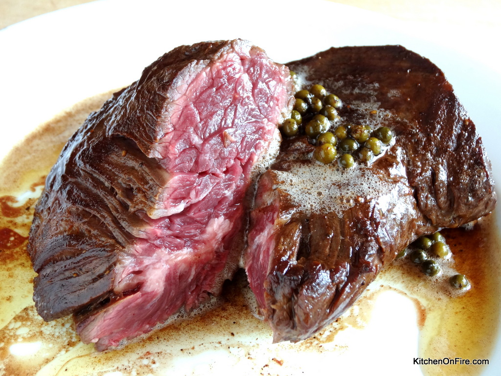 a close up of food on a plate