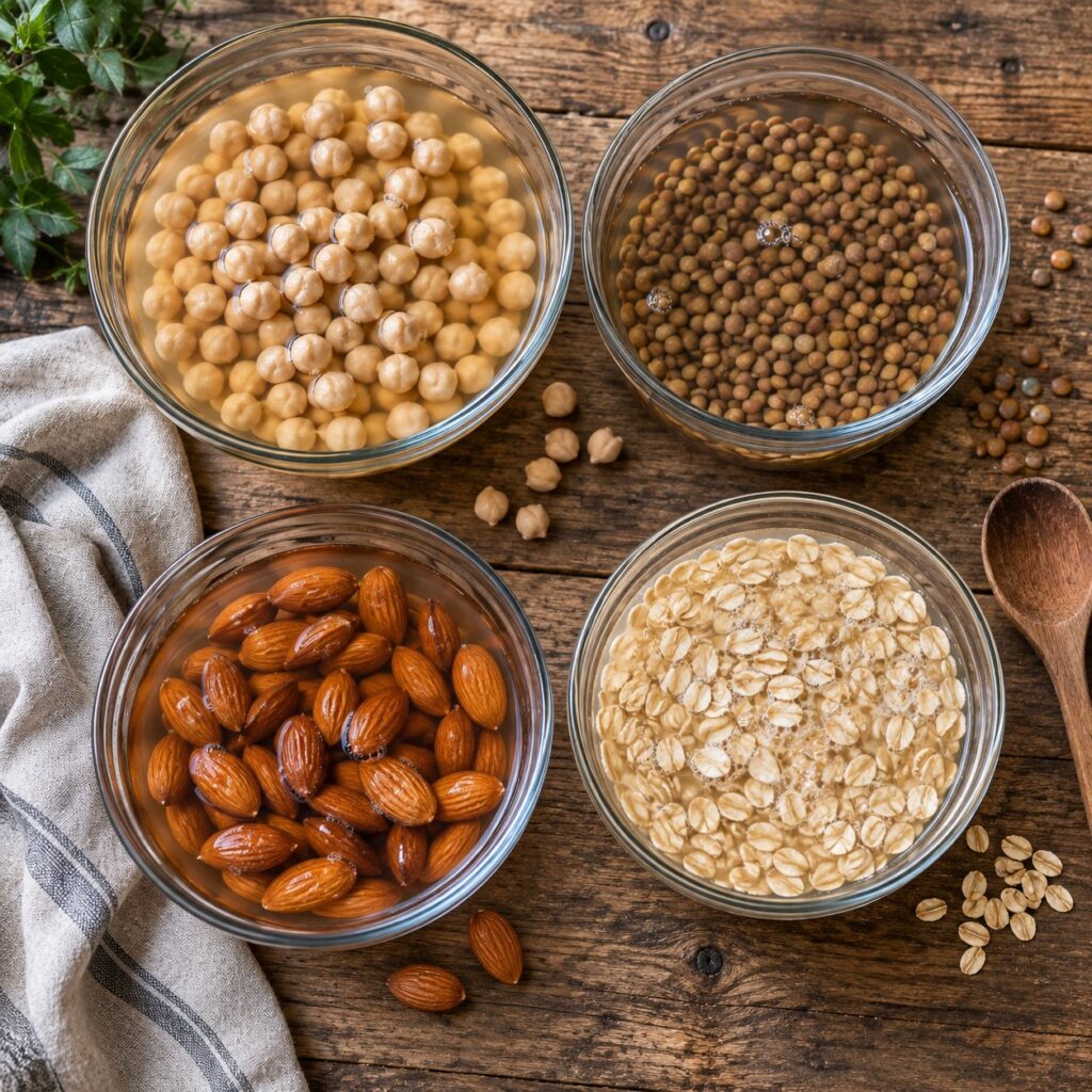 Soaking Grains, Nuts and Legumes