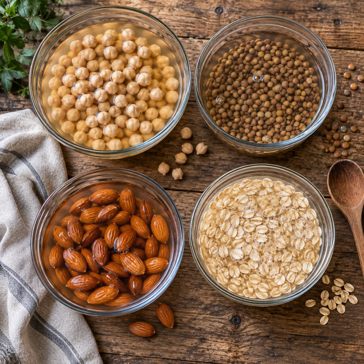 Soaking Grains, Nuts and Legumes