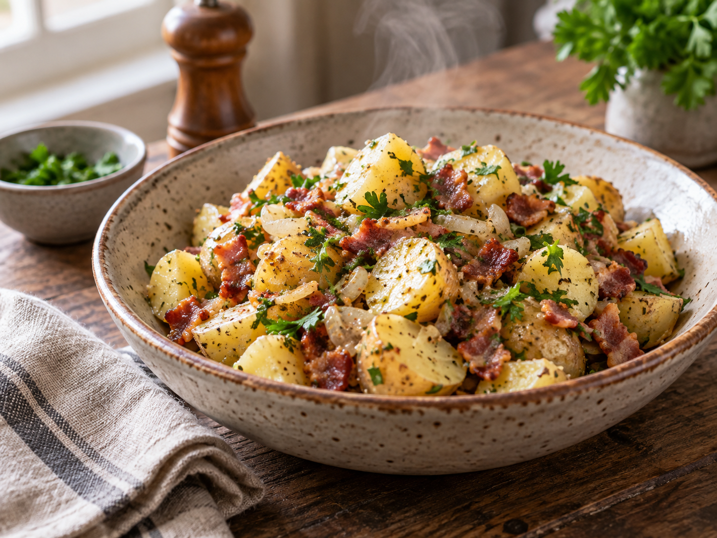 Warm Bacon and Potato Salad