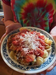 a plate of food
