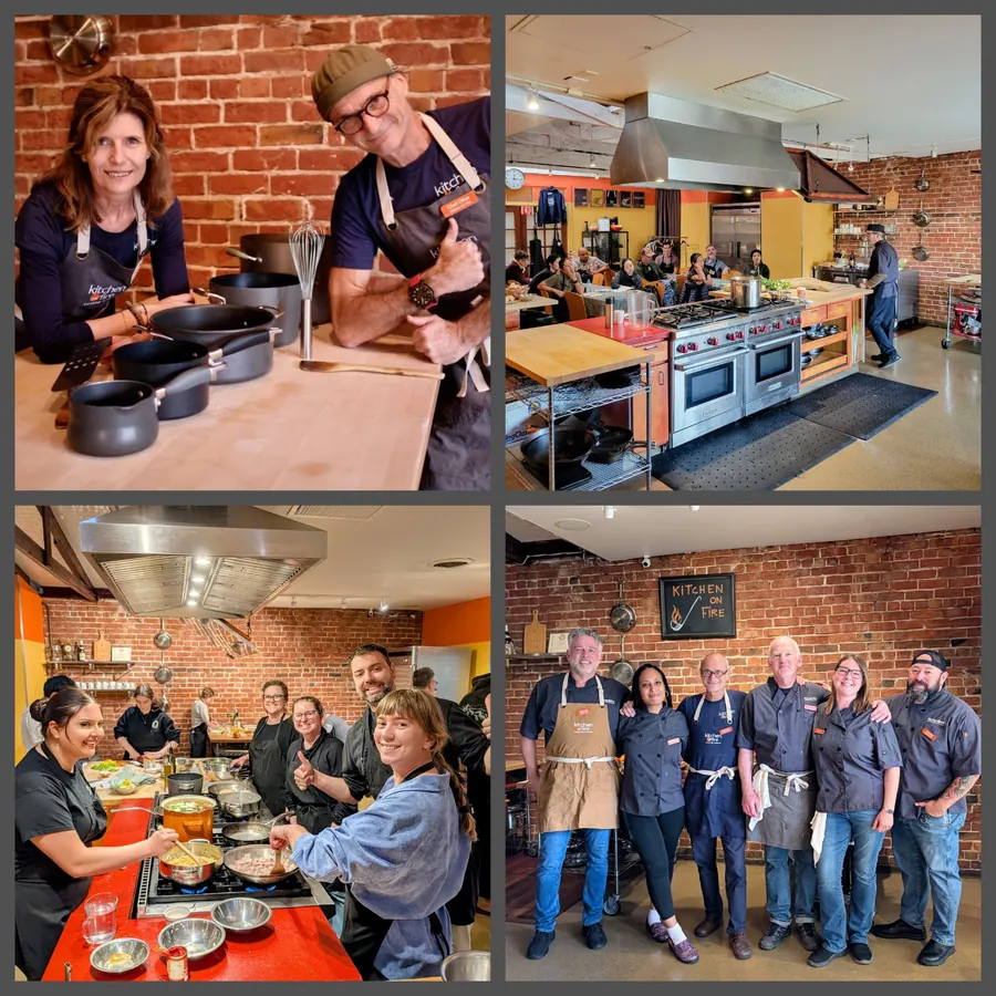 Kitchen on Fire cooking class